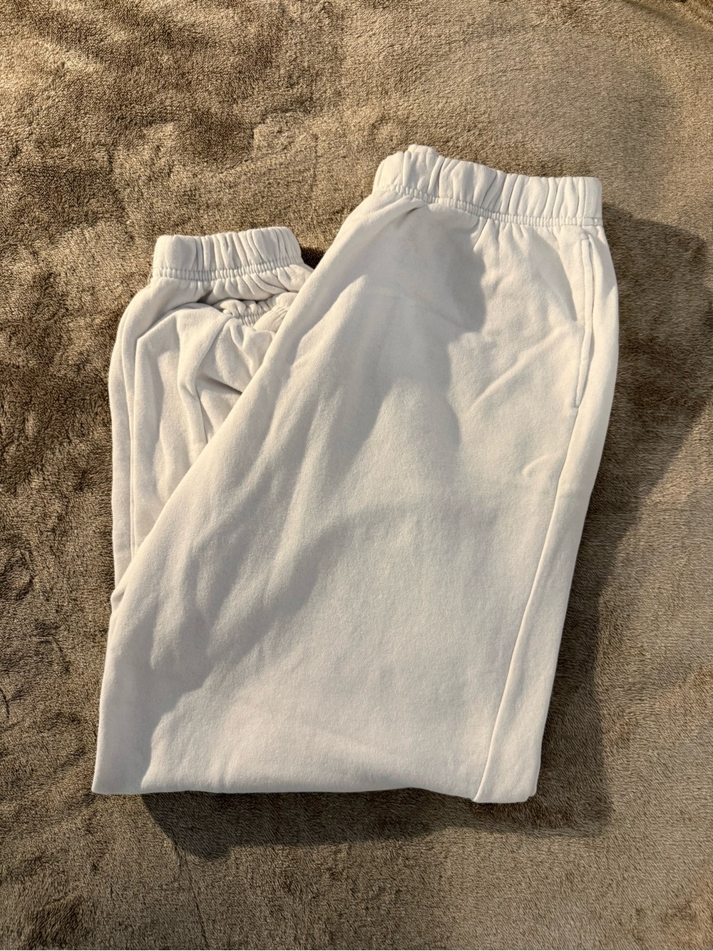 H&M - White Cozy Sweatpants